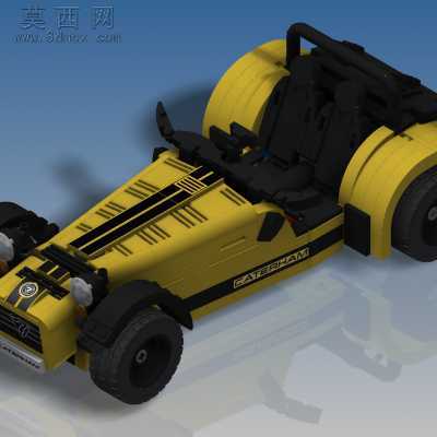 乐高积木之卡特汉姆CaterhamSeven 620R 模性 3D模型