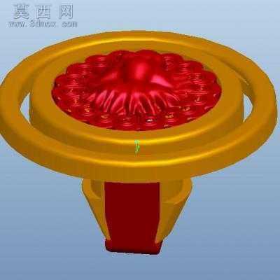 狮子卡扣 3D模型