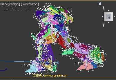 变形金刚擎天柱3DMAX模型部件详细,可转并3D打印 3D模型