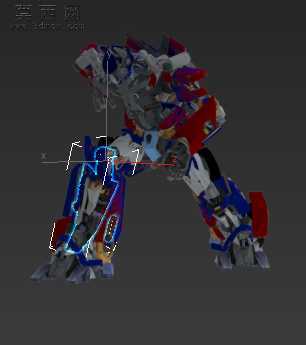 变形金刚擎天柱3DMAX模型部件详细,可转并3D打印 3D模型