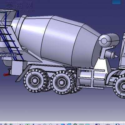 罐车 3D模型
