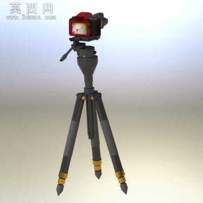 照相机云台和三脚架 3D模型