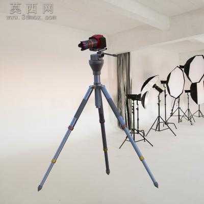 照相机云台和三脚架 3D模型