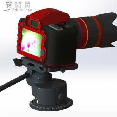 照相机云台和三脚架 3D模型