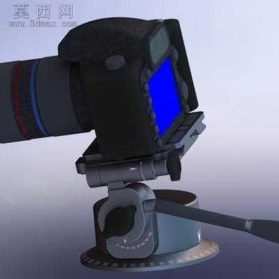 照相机云台和三脚架 3D模型