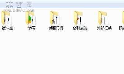 单控四层电梯 3D模型
