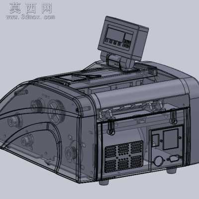 新国标C级点钞机 3D模型