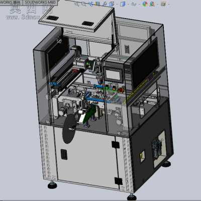 SMT在线设备:SMT生产自动机 3D模型