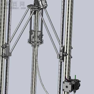 kossel800 3D��ӡ��ȫ������ģ��ͼ 3Dģ��
