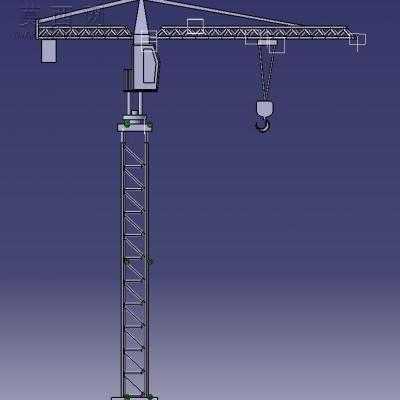 建筑塔式起重机 3D模型