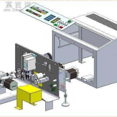 电脑自动剥线机 3D模型