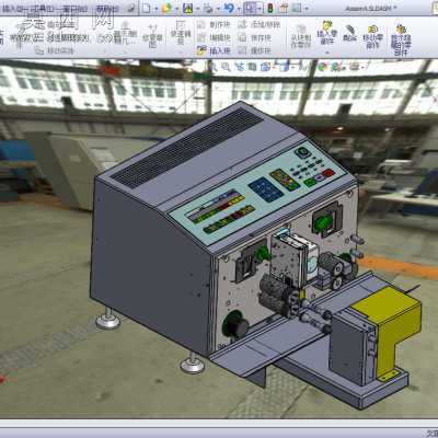 电脑自动剥线机 3D模型