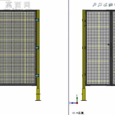 防护网模型设计 3D模型