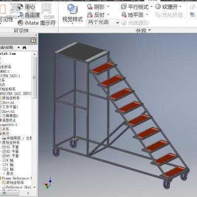 �ƶ�����ƽ̨inventorģ�� 3Dģ��
