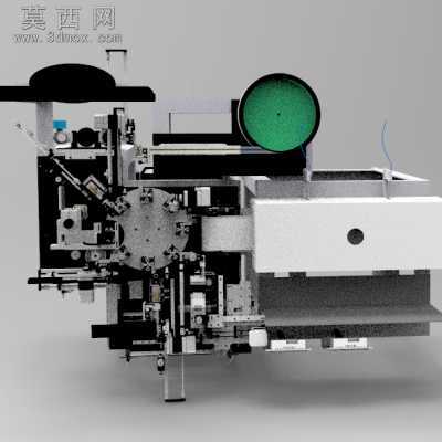 全自动电感器的组装焊接点胶机 3D模型