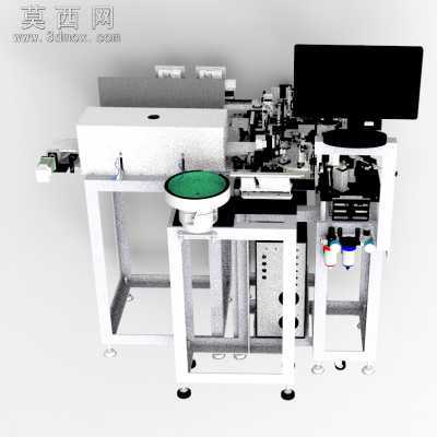 全自动电感器的组装焊接点胶机 3D模型