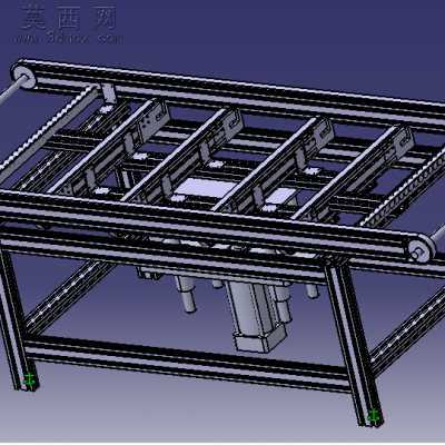 组件升降运输车 3D模型