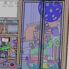 全自动苹果6贴膜机、非标自动化设备 3D模型
