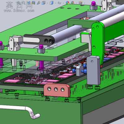 无线测试治具、line6长板无线治具 3D模型