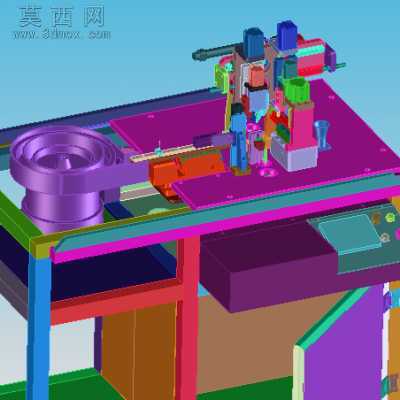 后套自动压接机 3D模型