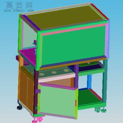 后套自动压接机 3D模型