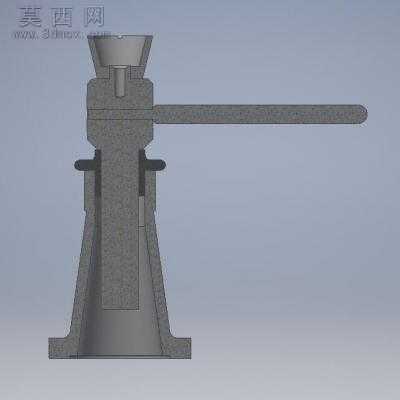螺旋千斤顶inventor模型 3D模型
