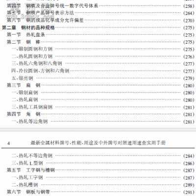 最新金属材料速用速查实用手册 行业资料
