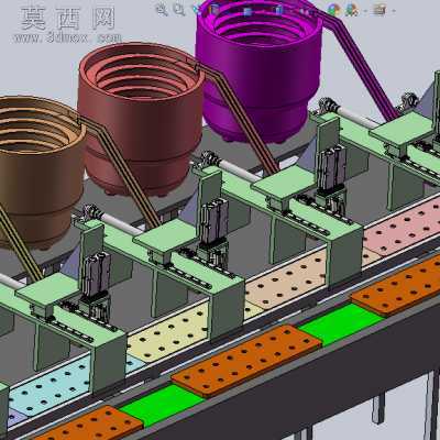 国际象棋磁铁点胶组装机 3D模型