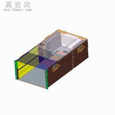 6U 服务器机箱外壳 3D模型