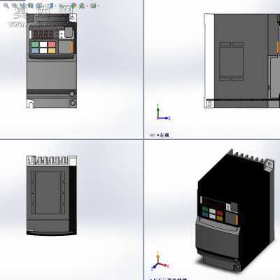 变频器 3D模型