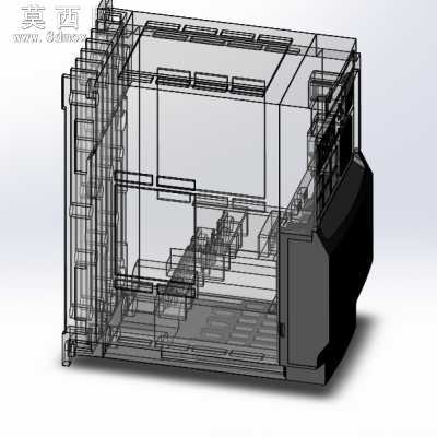 变频器 3D模型