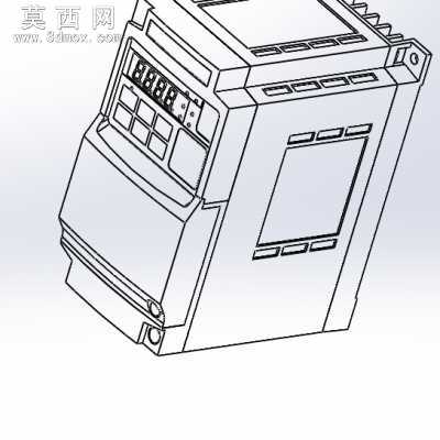 变频器 3D模型