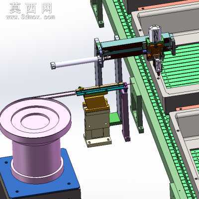 全自动装螺母拉铆螺母在线铆接螺母设备 3D模型