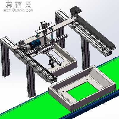 全自动装螺母拉铆螺母在线铆接螺母设备 3D模型