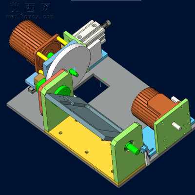 线材表皮打磨机 3D模型