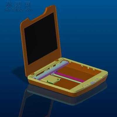 MIni 平板扫描仪 3D模型