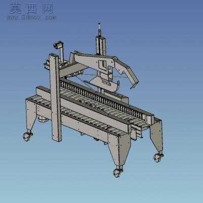 自动化纸箱装箱生产线全套模型 3D模型