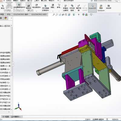 弹片分料振动盘送料 3D模型