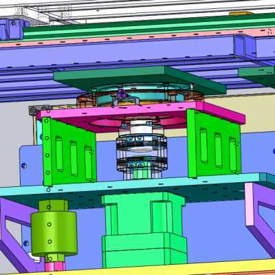 重型工件上料机 3D模型