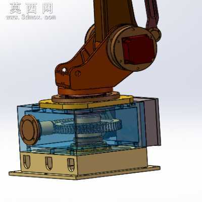 六轴可修改全参数机械手 3D模型