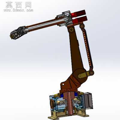 六轴可修改全参数机械手 3D模型