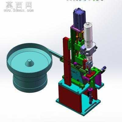 大量振动盘供料直振送料气缸分料等机构图纸模型大全 3D模型
