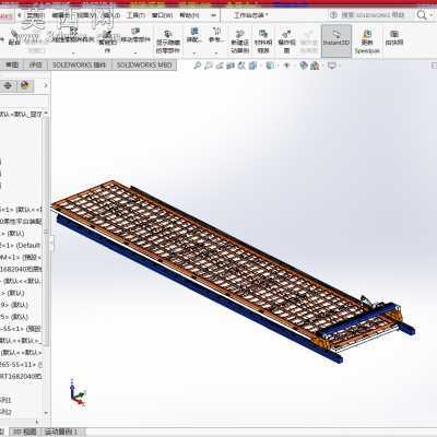 龙门架式机器人工作站 3D模型