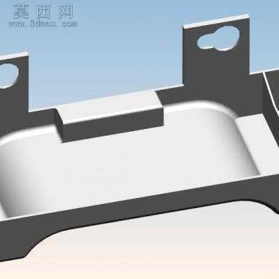 冰箱接水盒产品造型与模具设计 3D模型