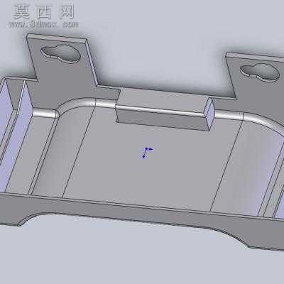 冰箱接水盒产品造型与模具设计 3D模型