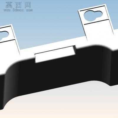 冰箱接水盒产品造型与模具设计 3D模型