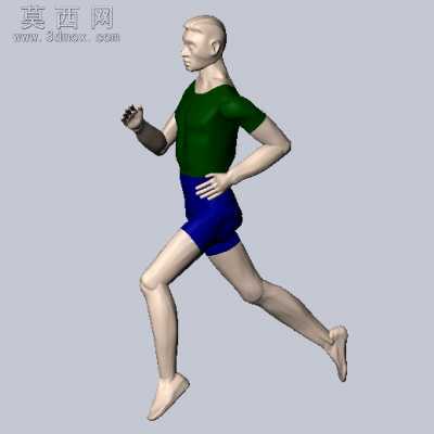 不同姿势的人体模型库 3D模型