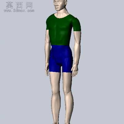 不同姿势的人体模型库 3D模型