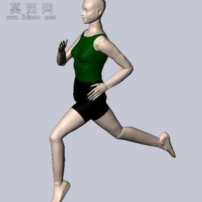 不同姿势的人体模型库 3D模型