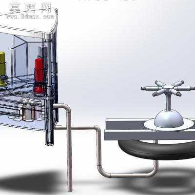 池塘自动喂养产品设计及三维模型 3D模型